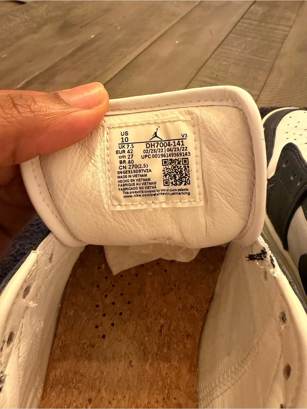 Women’s Air Jordan 1 Elevate Low Midnight Navy – Size 10